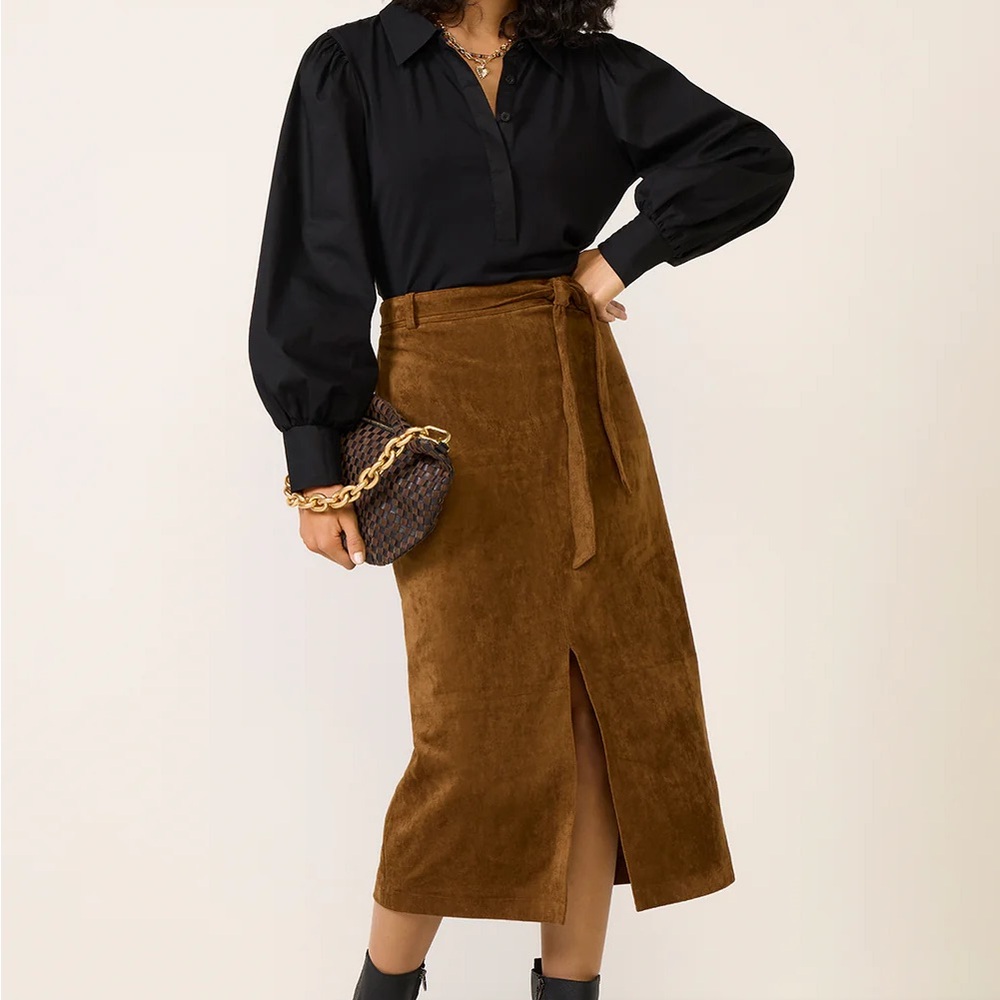 Suede Skirt
